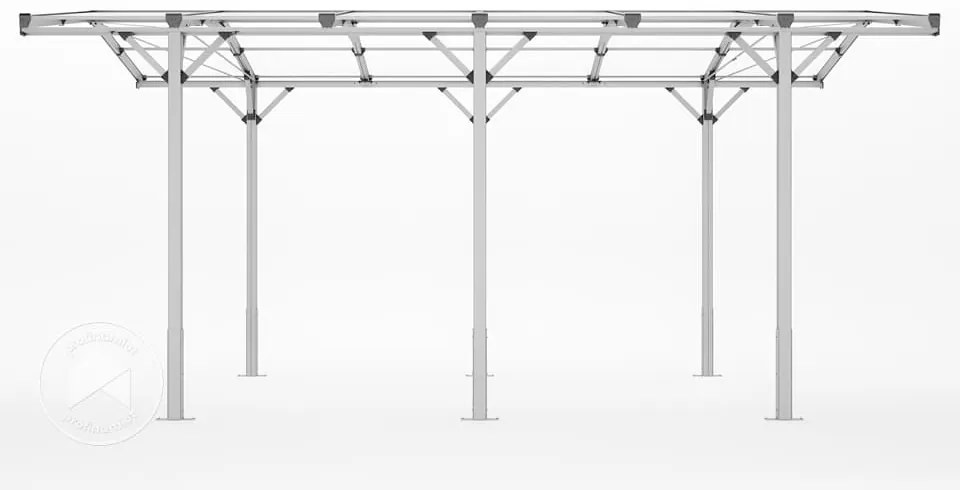 GFP 2,85x5,05m Wiata garażowa, aluminium anodowane - (GFPV00803)