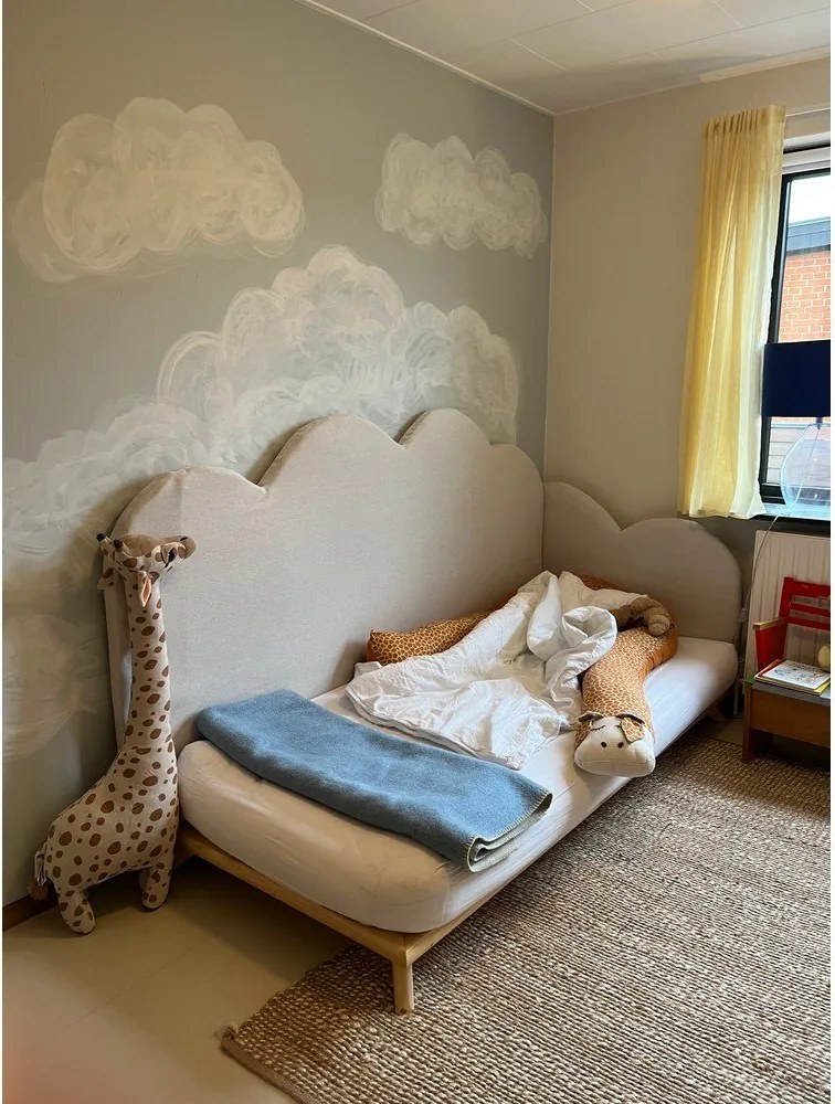 Łóżko jednoosoobowe z drewna sosnowego ze stelażem 90x200 cm Senza – Karup Design