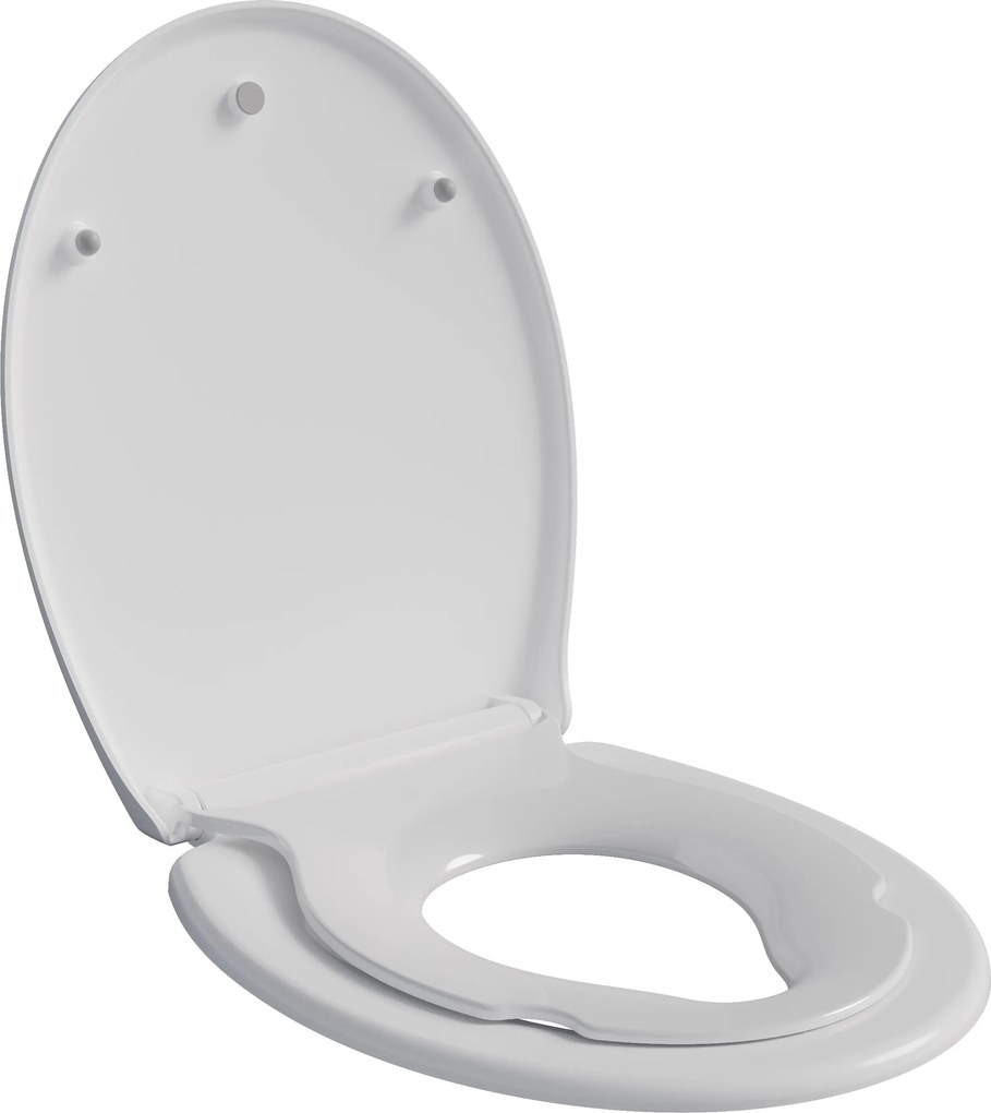 Deska sedesowa wolnoopadająca U2006 - biały połysk