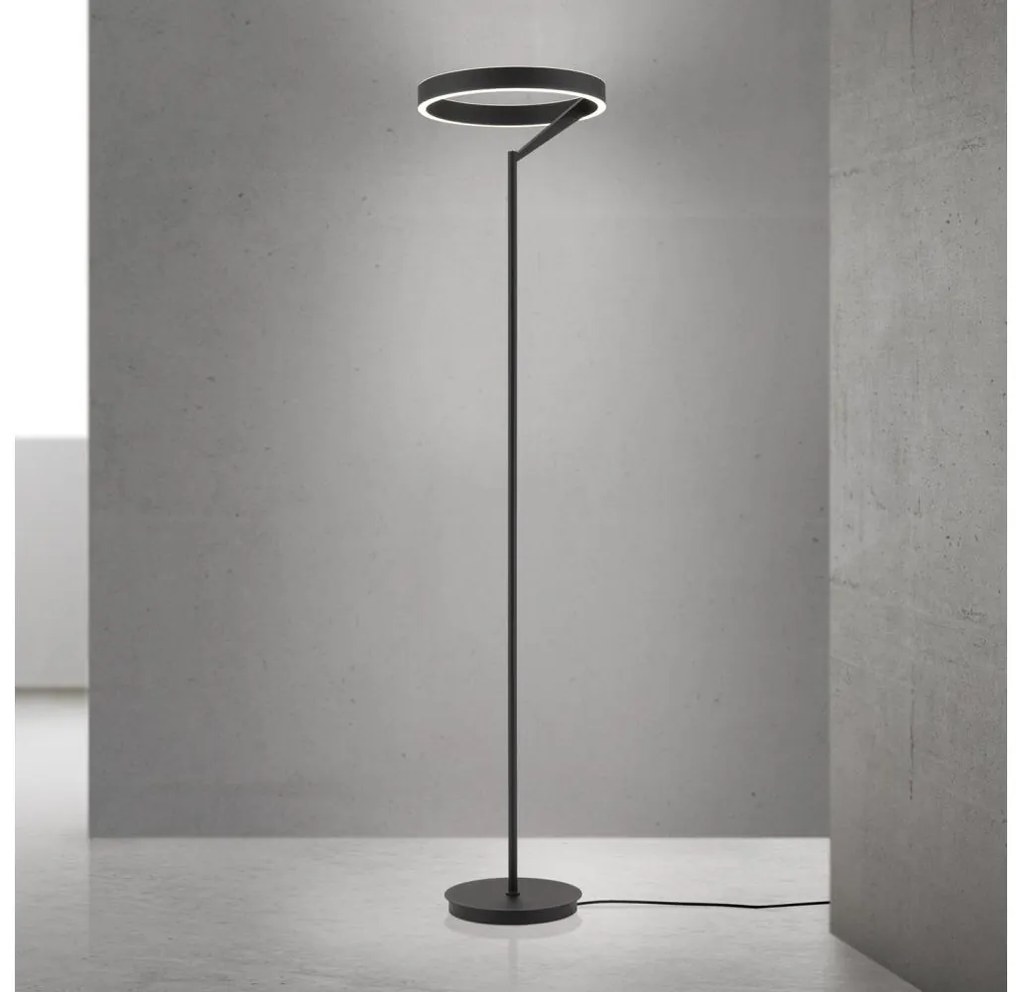 Orion - ściemnialna lampa podłogowa LED KOLK LED/40W/230V 2700/4000K czarna