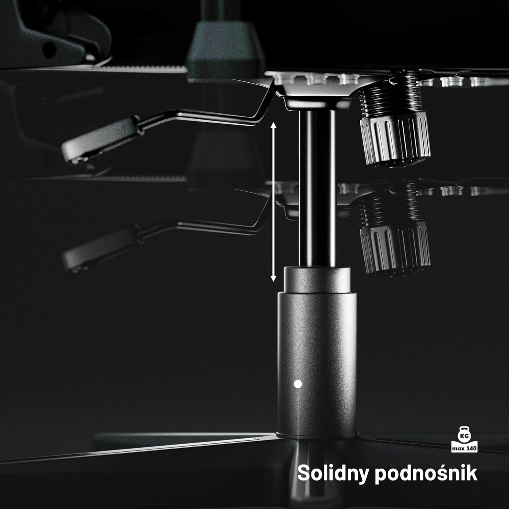 Fotel gamingowy LED RGB czarny Diablo X-Starter