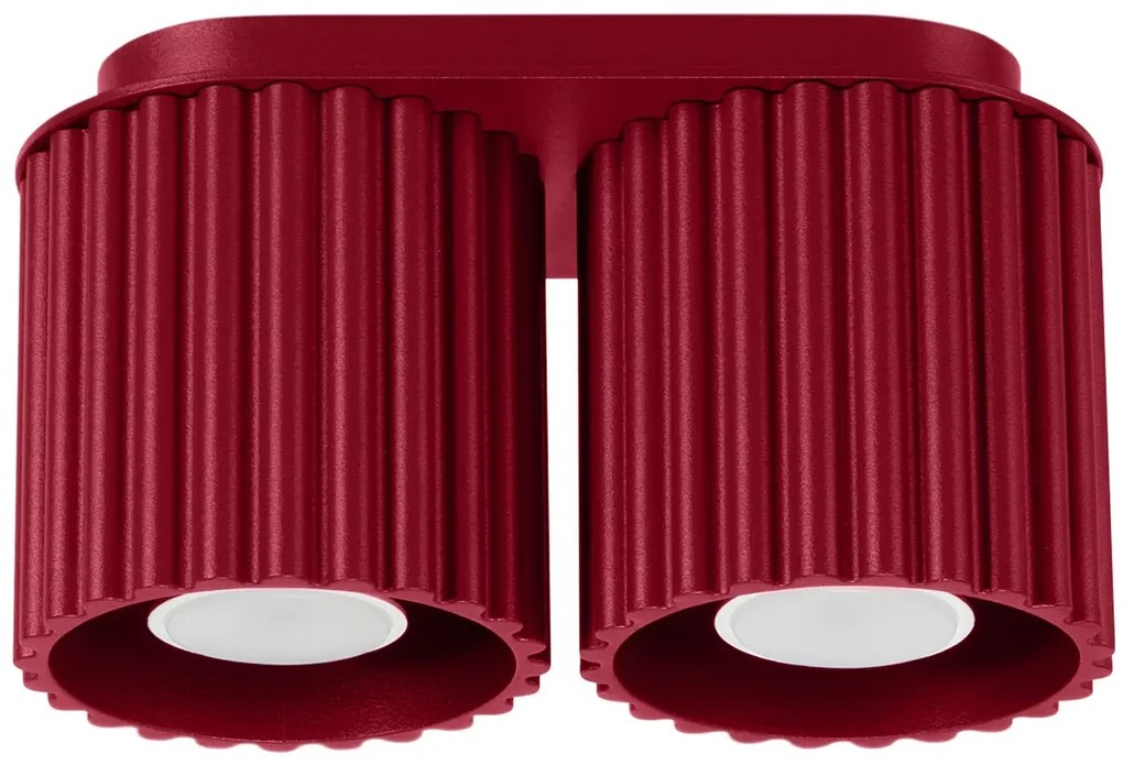 Burgundowy plafon sufitowy N8-W68