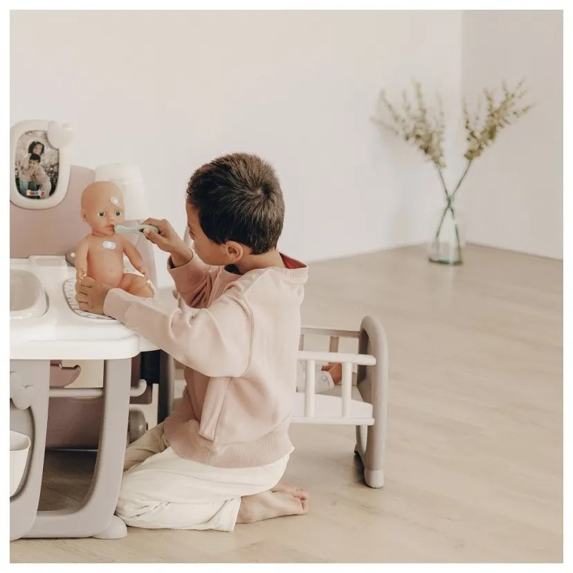 Smoby baby nurse duży kącik opiekunki dla lalki