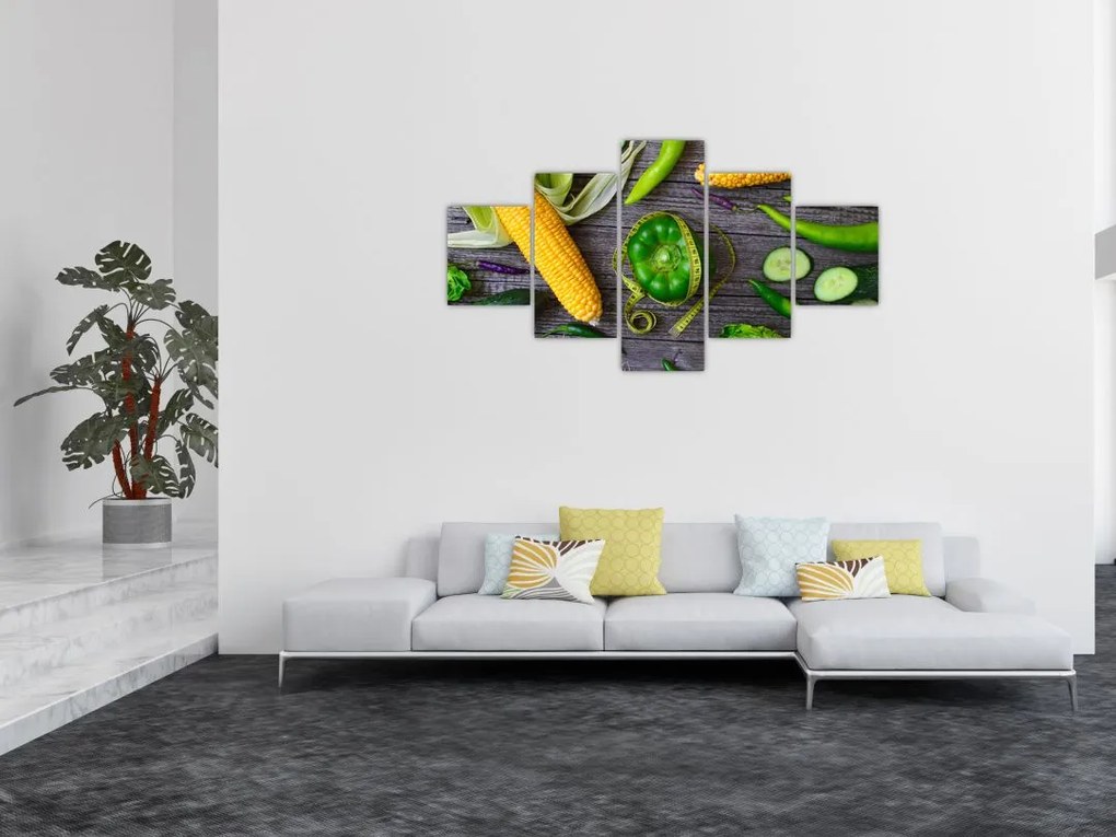 Obraz z warzywami (125x70 cm)