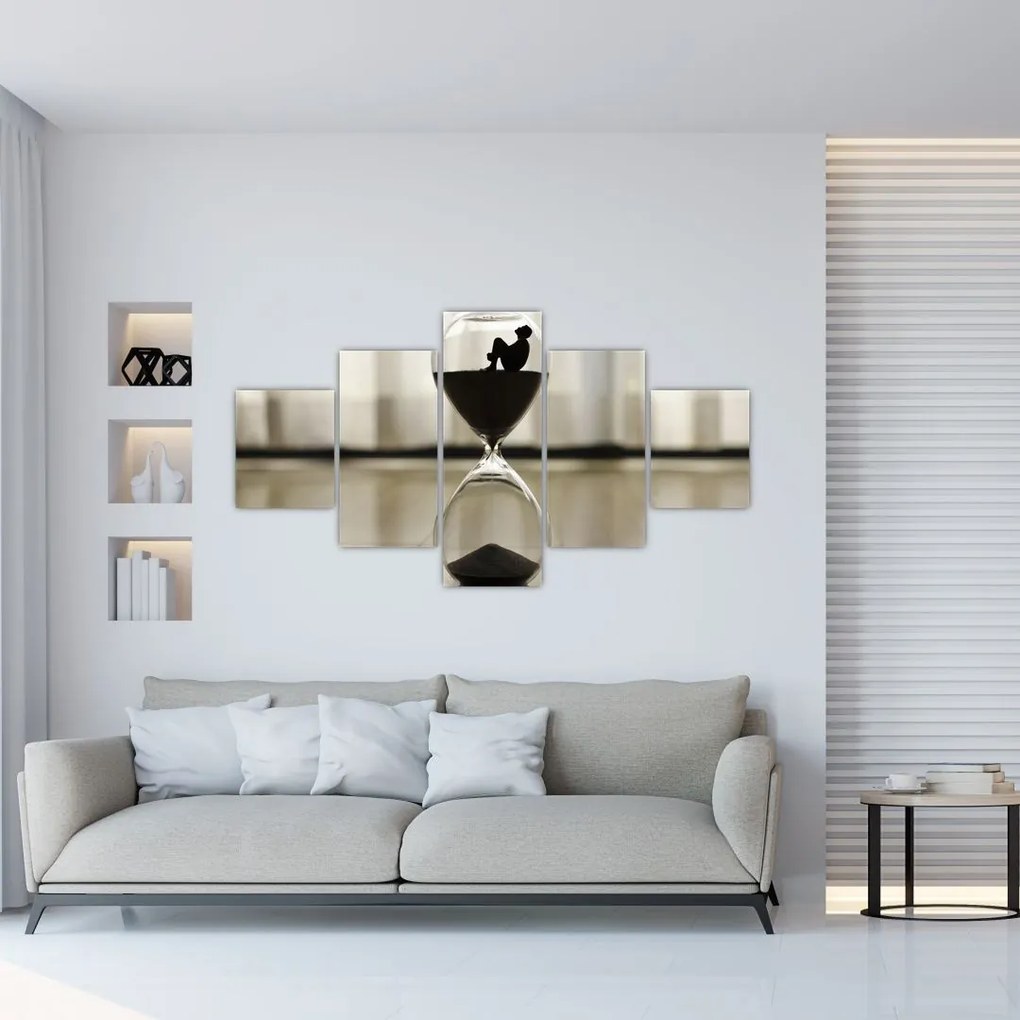 Obraz klepsydry (125x70 cm)