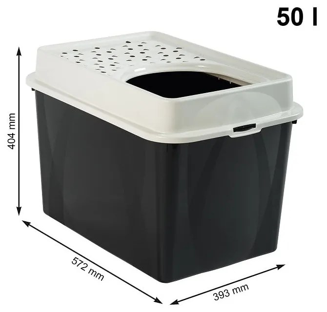 Kuweta dla kota 57,2x39,3 cm Eco Berty – Rotho