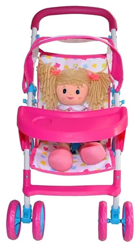 Milly Mally dziecięcy wózek sportowy dla lalekKate Candy, różowy