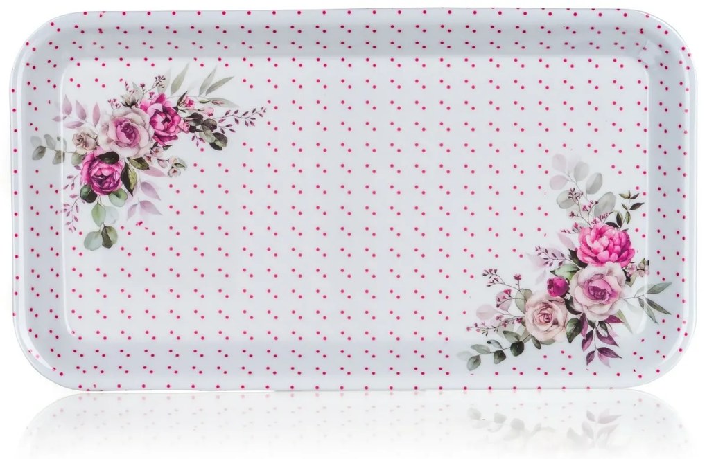 Banquet Melaminowy talerz ROSE 29,5 x 16,5 cm
