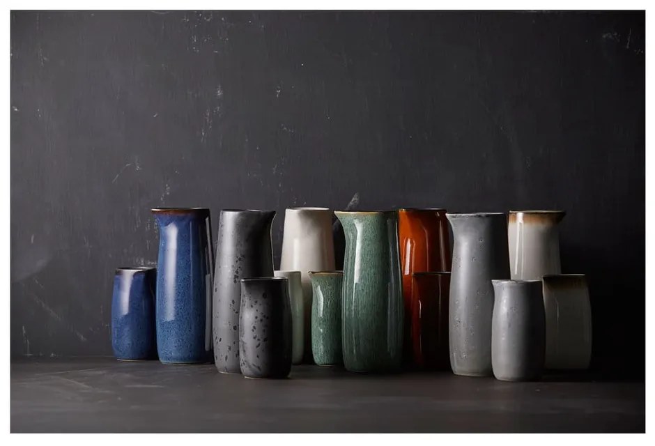 Czarny/niebieski mlecznik ceramiczny 200 ml Gastro Dark Blue/Black – Bitz