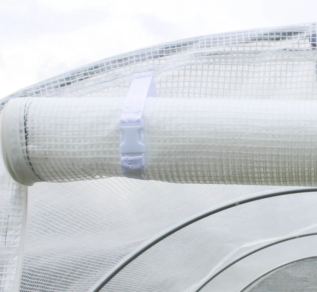 Outsunny Pokrycie do Szklarni Zamiennik Przezroczyste Odporne na Pogodę 300x200x200cm | Aosom PL