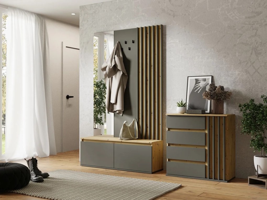 Komoda DALIA 80 cm do Salonu Sypialni Dąb artisan