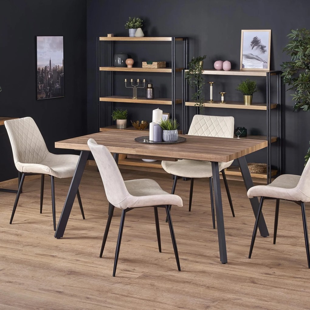 Rozkładany stół do jadalni Berlin 160x90