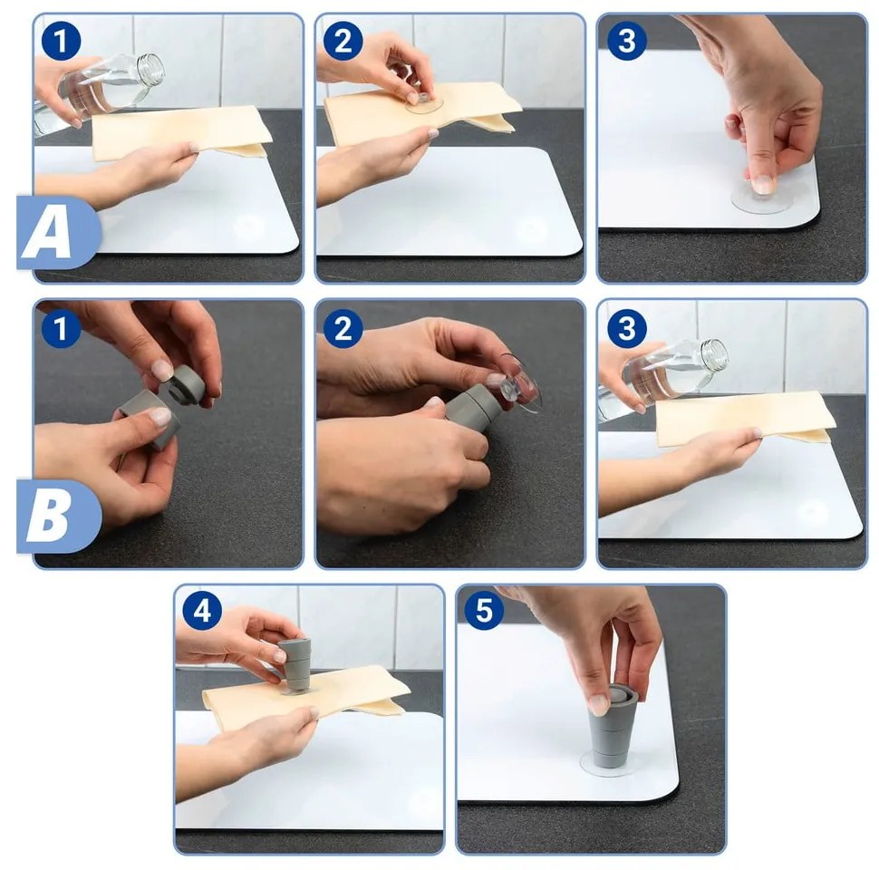 Zestaw 2 szklanych płyt ochronnych na kuchenkę Wenko Lunch, 52x30 cm