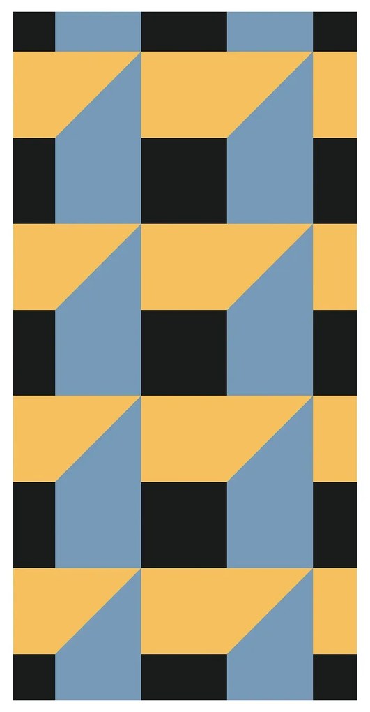 Tapeta - Kolorowa geometryczna abstrakcja I.