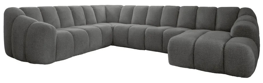 Szary narożnik (lewostronny/w kształcie litery U) Shell – Miuform