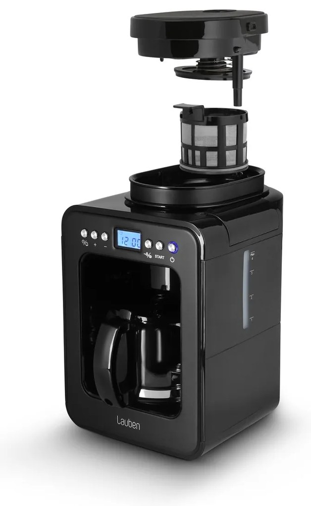 Lauben Ekspres przelewowy do kawy z wbudowanym młynkiem Grind&Drip 600BB