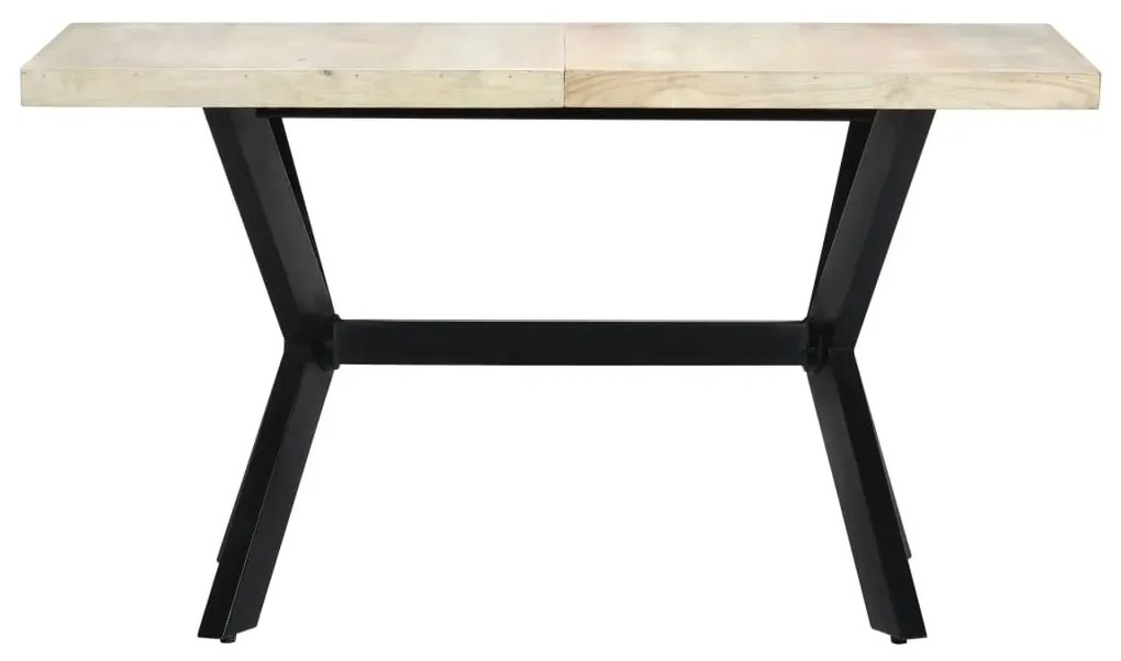 Stół do jadalni z drewna mango Glefro 2X – biały