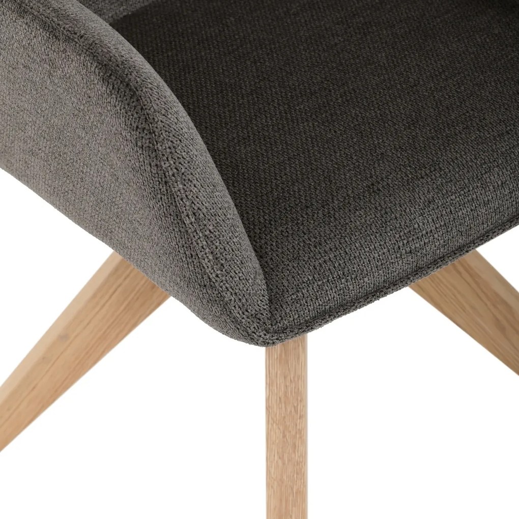 Krzesło do jadalni DCH-C2148 GREY2 z wodoodpornątkaniną