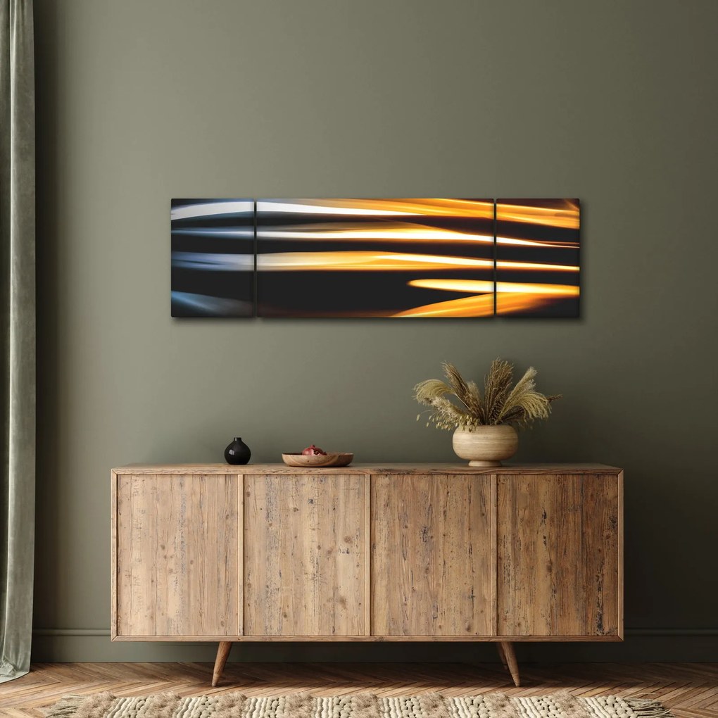 Czarny obraz (170x50 cm)