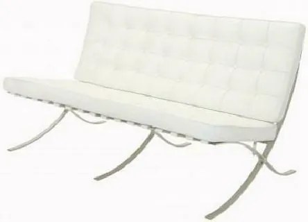 Sofa dwuosobowa BA2 insp. Barcelona skóra naturalna