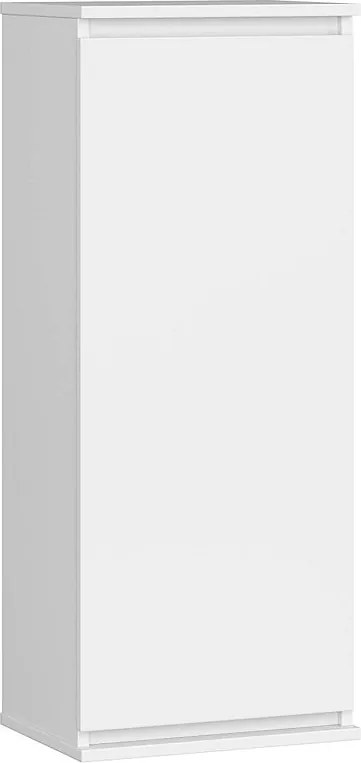 Szafka AKORD W40 Biała 40 cm 1 drzwi kolor Biały mat 3 półki 40x30x99 cm