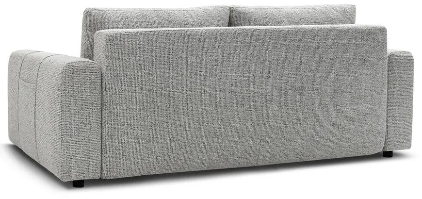 Jasnoszara rozkładana/ze schowkiem sofa 248 cm Arsene – Bobochic Paris