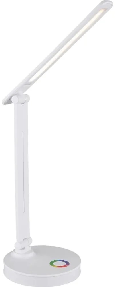 Globo 58445W - LED RGBW regulowana lampa stołowa GERALDO LED/5W/230V + LED/2W