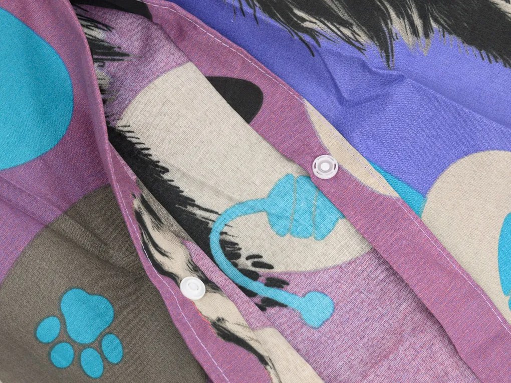 PrzytulneMieszkanie.pl PrzytulneMieszkanie.pl Bawełniana pościel ARTEMIS różowo-fioletowa, 100% bawełna Rozmiar pościeli: 2 szt 70 x 90 cm | 200 x 220 cm