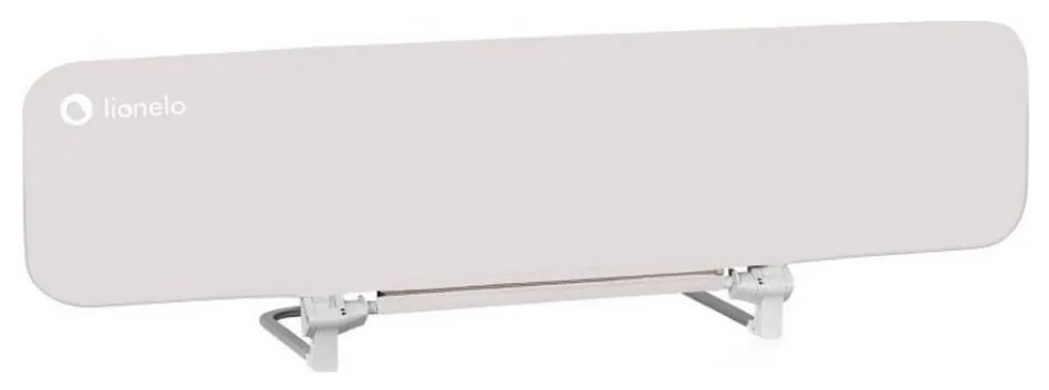 Lionelo - Barierka ochronna do łóżka LORA XL szara