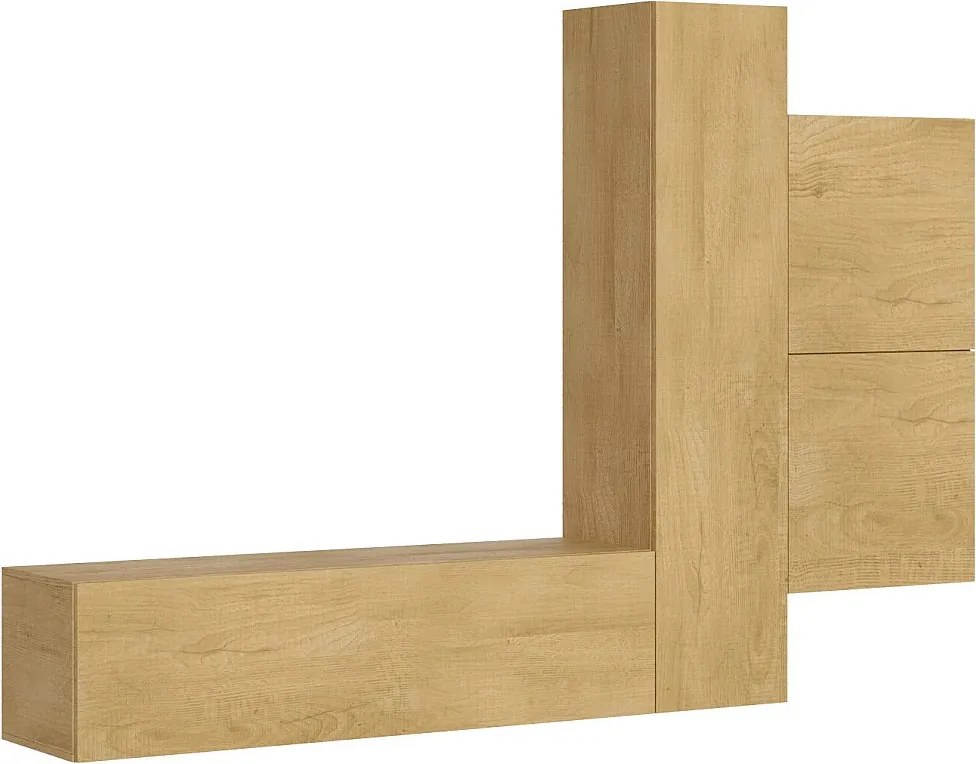 Kompozycja ścienna do salonu A112 szer. 254 wys. 173,6 gł. 39,2