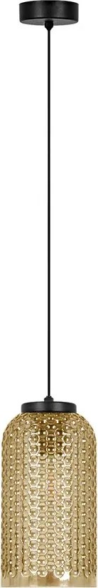 Wisząca lampa z długim kloszem beżowa T8-L78