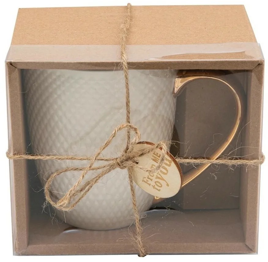 Florina Porcelanowy kubek w opakowaniu prezentowymRomby, 400 ml