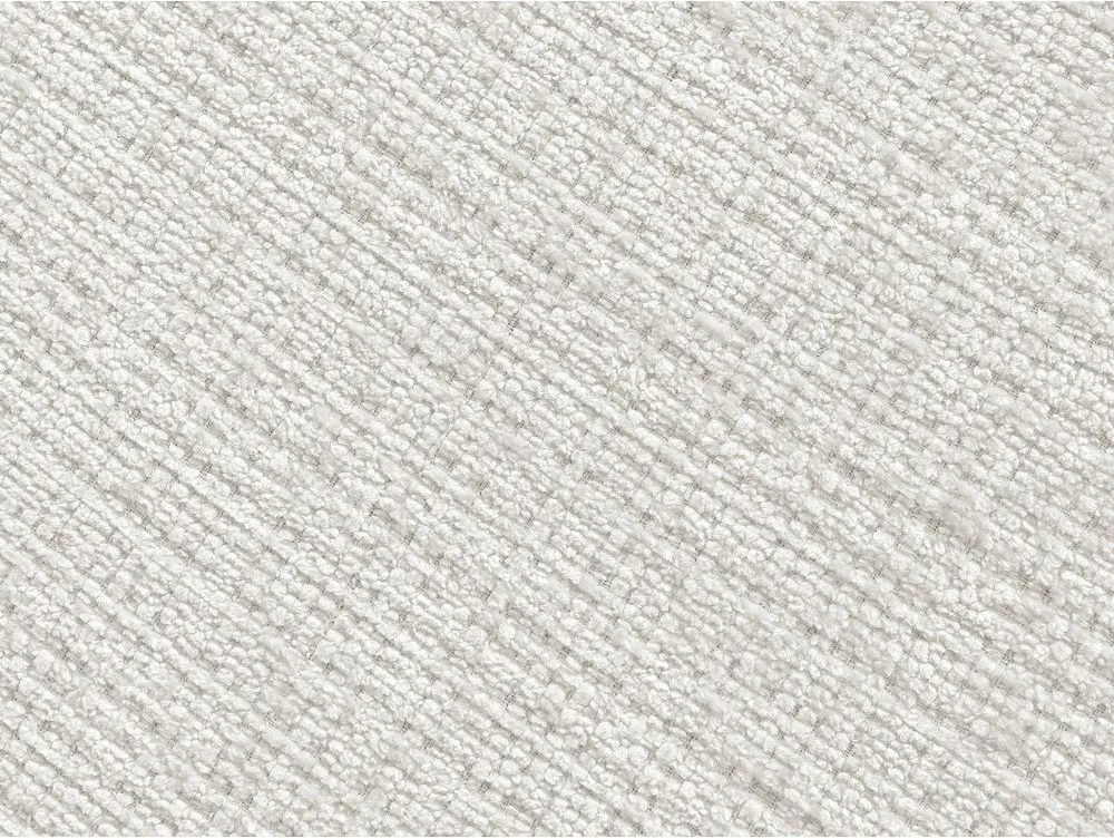 Biała sofa z tkaniny szenilowej 276 cm Neil – Bobochic Paris