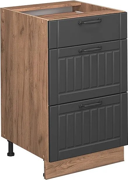 Szafka dolna do kuchni ciemnoszary 50x51.6x82 fame-line