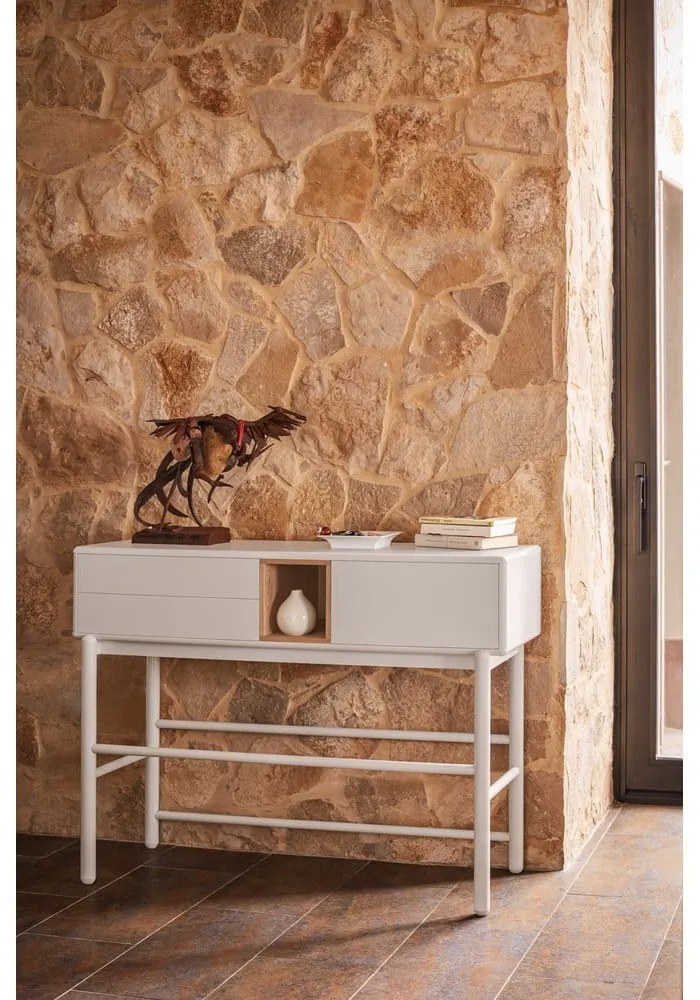 Kremowa konsola 35x120 cm Corvo – Teulat