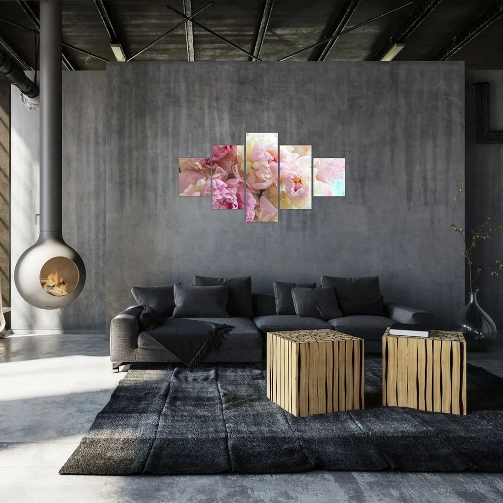 Obraz - Piwonie (125x70 cm)