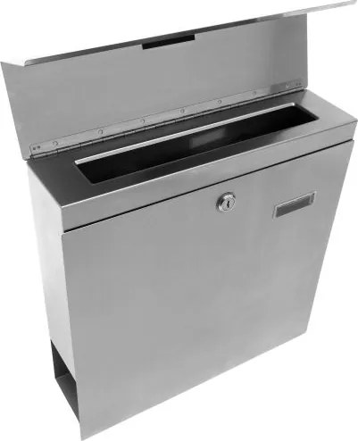 Wisząca skrzynka na listy ze stali nierdzewnej