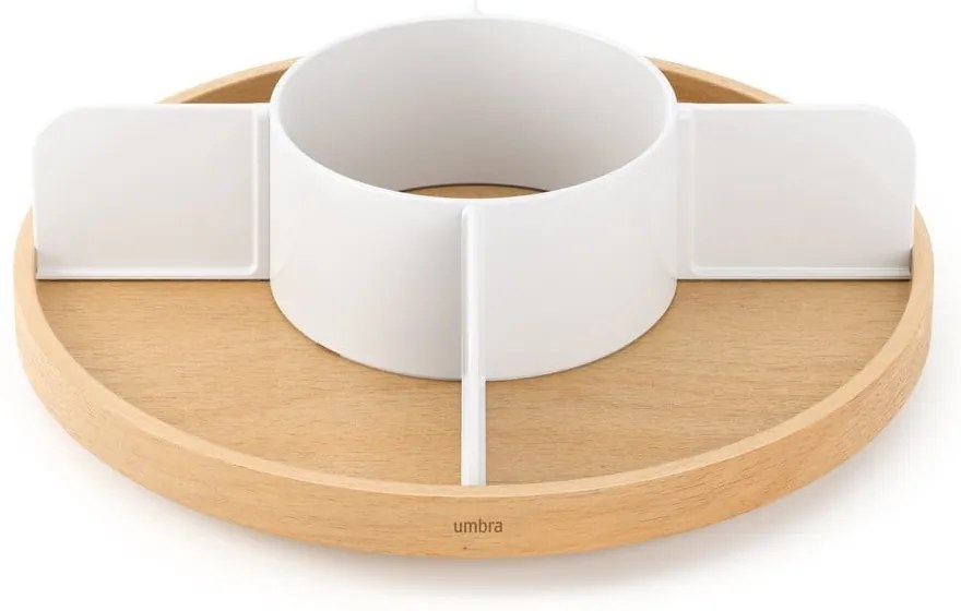 Naturalny drewniany organizer łazienkowy Bellwood – Umbra