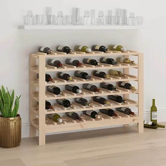 Sosnowy Stojak Na Wino W Stylu Klasycznym E8-M68