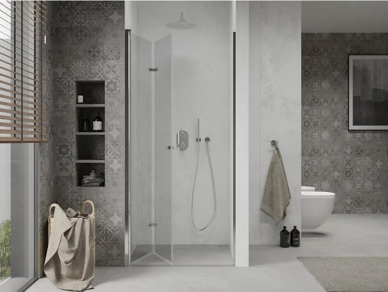 Mexen Lima drzwi prysznicowe składane 100 cm, transparent, chrom - 856-100-000-01-00