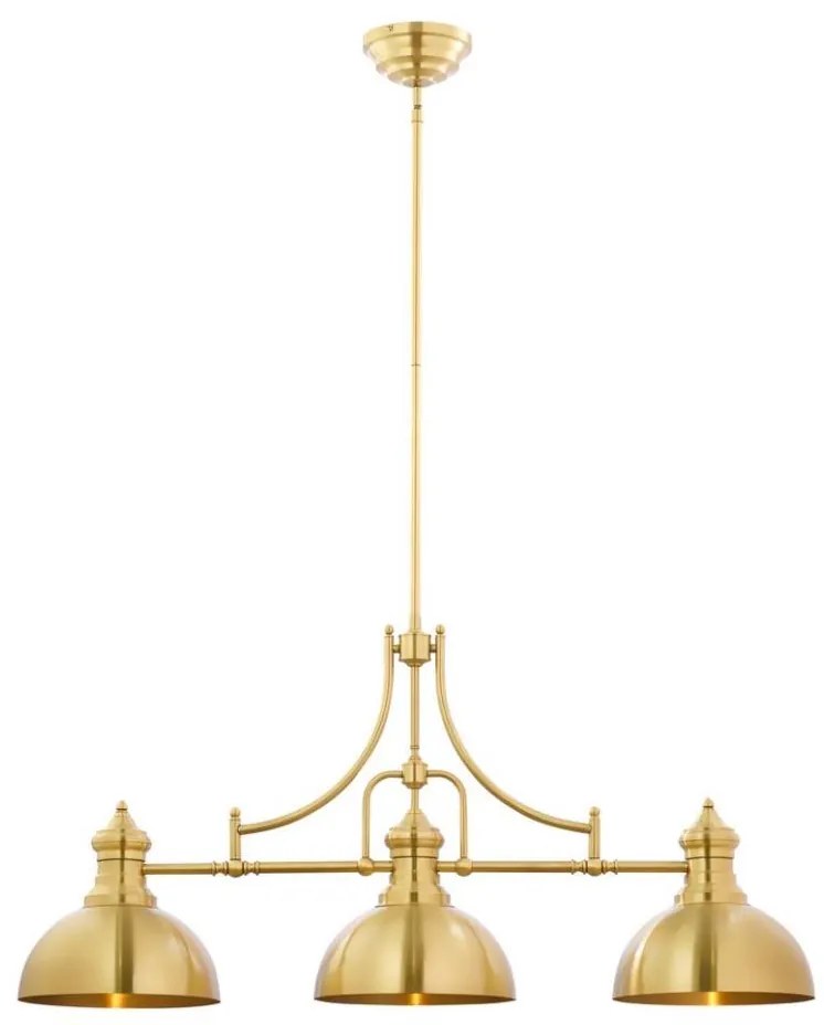 Jupiter 1915 - Lampa sufitowa PLATINO 3xE27/60W/230V mosiądz