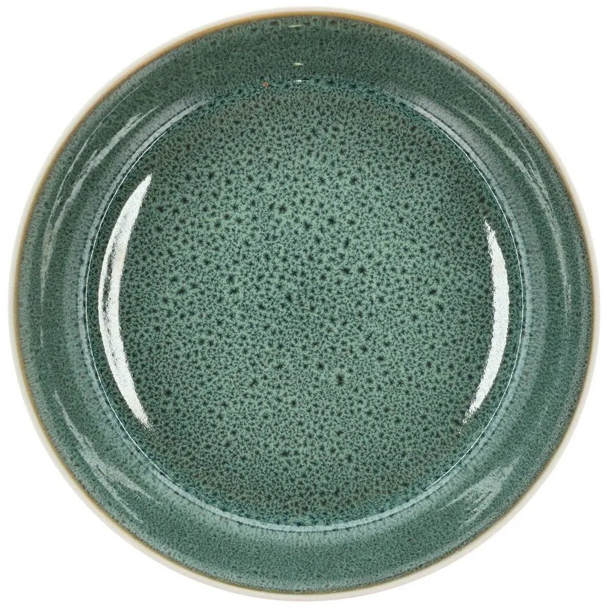 Biało-zielona kamionkowa miska 850 ml Gastro White/Green – Bitz