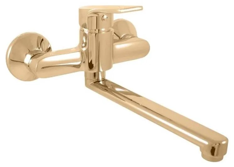 RAV Slezák CO101.5/23Z - Bateria umywalkowa COLORADO cm, błyszczące złoto