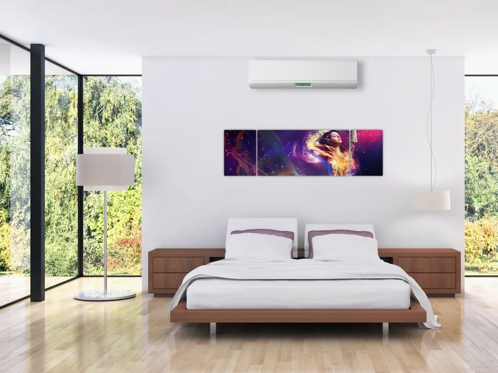 Obraz mistycznej kobiety (170x50 cm)