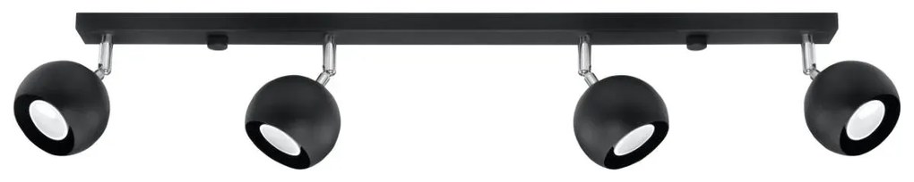 Listwa oświetleniowa OCULARE 4L czarny SOLLUX LIGHTING