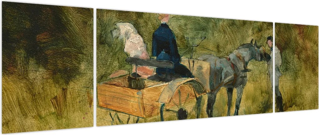 Obraz - Henri de Toulouse-Lautrec, The Trap, reprodukcje (170x50 cm)