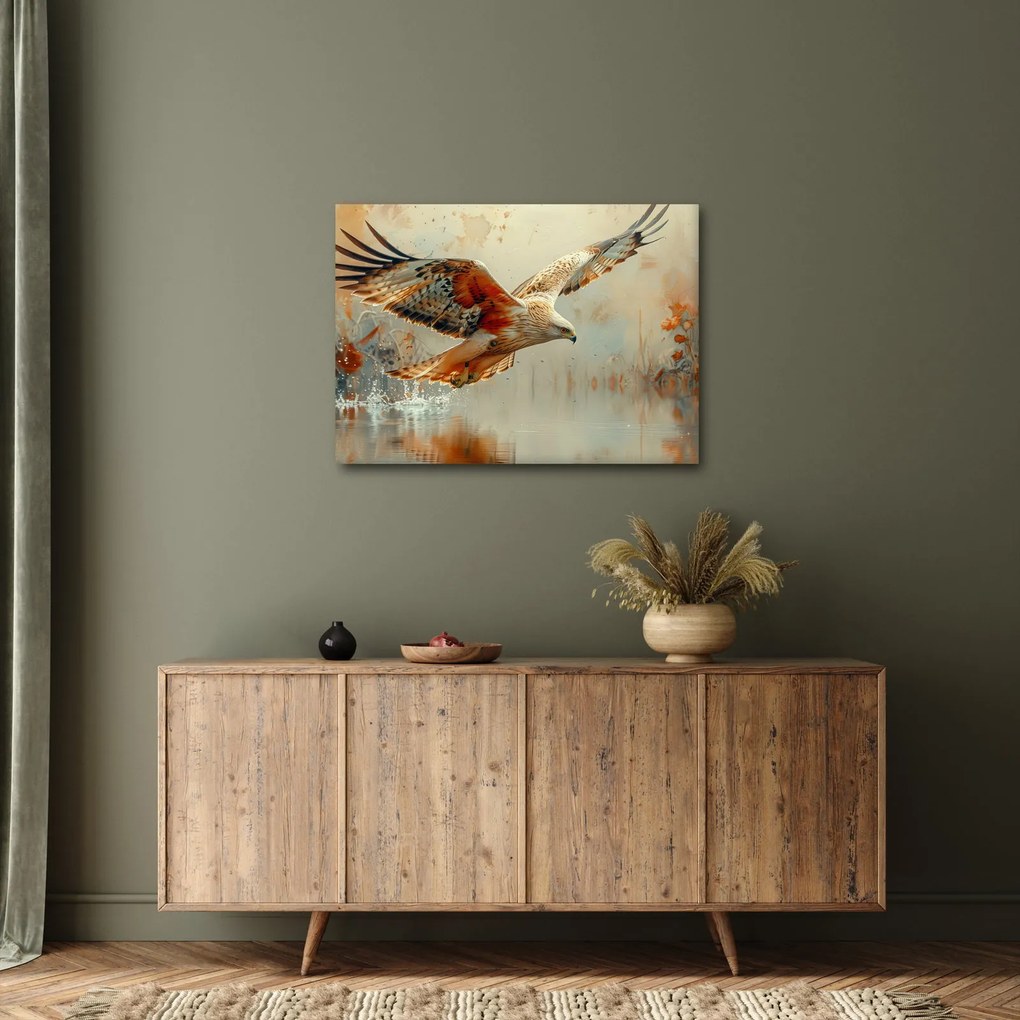Obraz - Ptak drapieżny (70x50 cm)