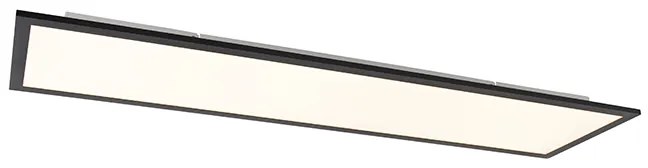 Nowoczesna lampa sufitowa czarna 120 cm z wbudowanym LED z regulacją barwy - Liv Nowoczesny Oswietlenie wewnetrzne