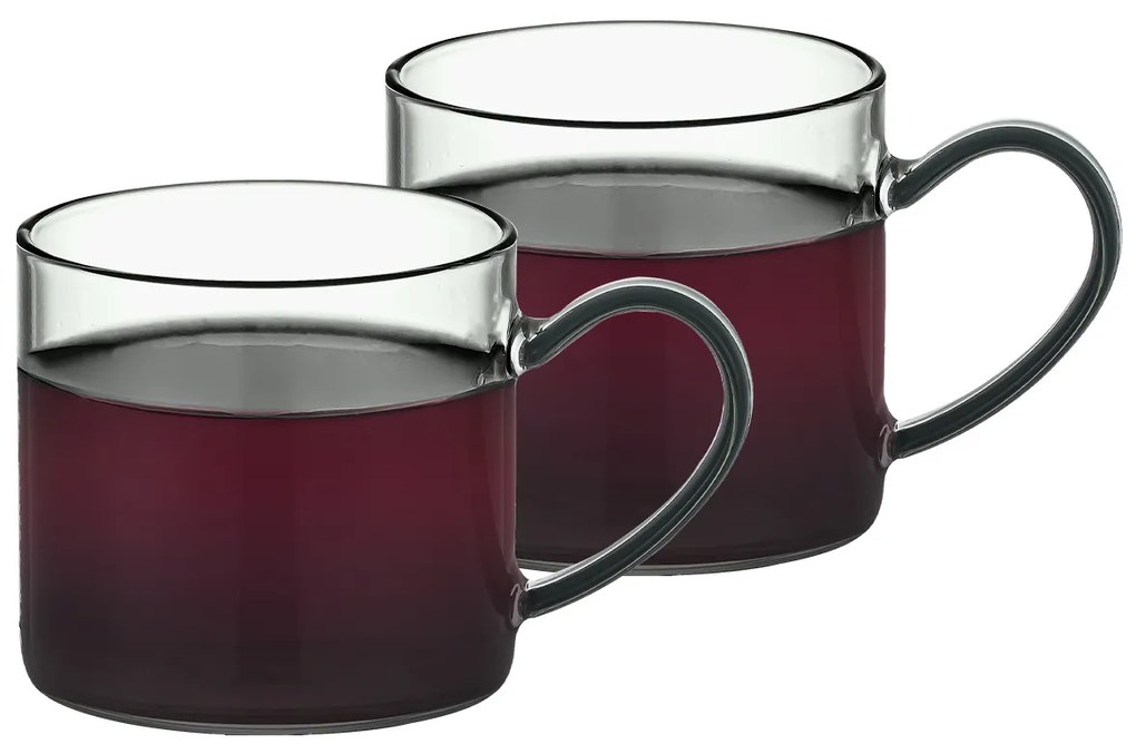 4Home Zestaw kubków szklanych Haze 250 ml, 2 szt.