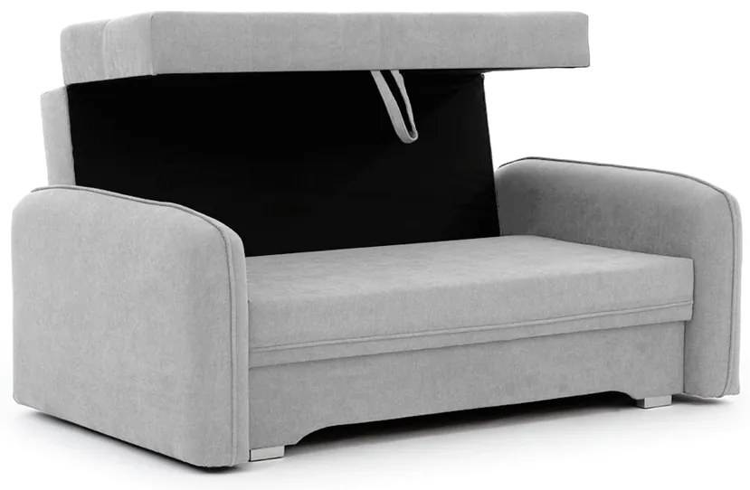 Rozkładana 2-osobowa sofa LAINE, jasnoszara